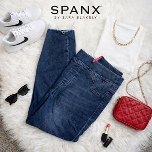 Spanks Distressed Skinny Jeans Jeggings Pull On Pants Size 1X